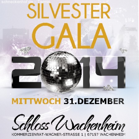 Silvester Gala Wachenenheim Werbeplakat