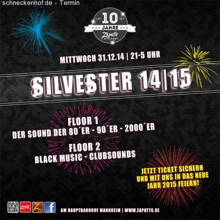 Silvester @ Zapatto Werbeplakat