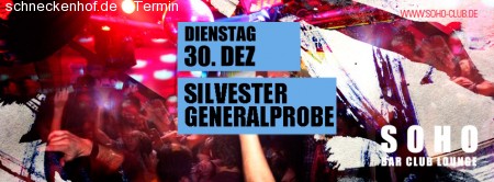 Silvester Generalprobe – Mixed Music 90e Werbeplakat