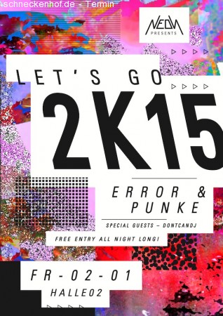 LET'S GO 2K15! Werbeplakat