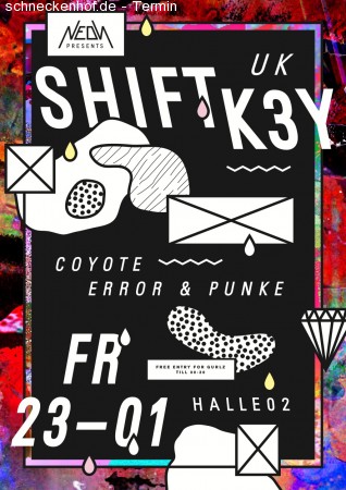 NEON presents SHIFT K3Y (UK) Werbeplakat