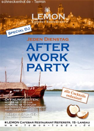 After Work Party Werbeplakat