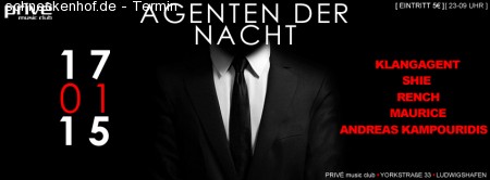 Agenten der Nacht Werbeplakat