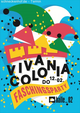 Viva Colonia - Faschingsparty Werbeplakat