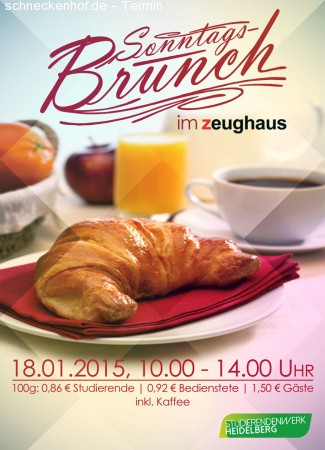 Sonntagsbrunch Werbeplakat