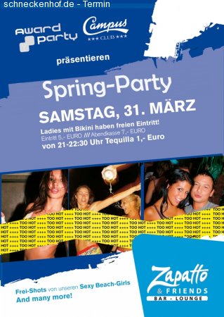 Spring Party Werbeplakat