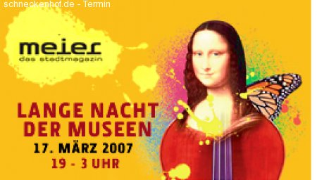 Lange Nacht der Museen Werbeplakat