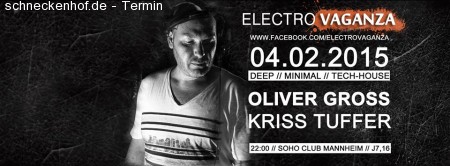 Electrovaganza • Oliver Gross in the Mix Werbeplakat