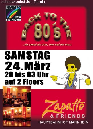 Back to the 80's Werbeplakat