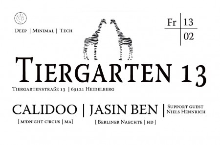 Tiergarten13 Werbeplakat