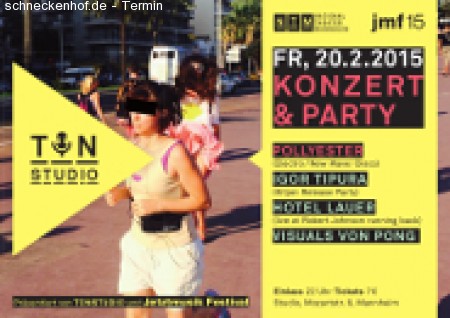 Tonstudio: Konzert und Party Werbeplakat