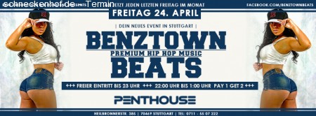 Benztown Beats - Premium Hip Hop Music Werbeplakat