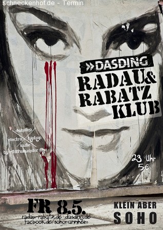 Radau & Rabatz Werbeplakat