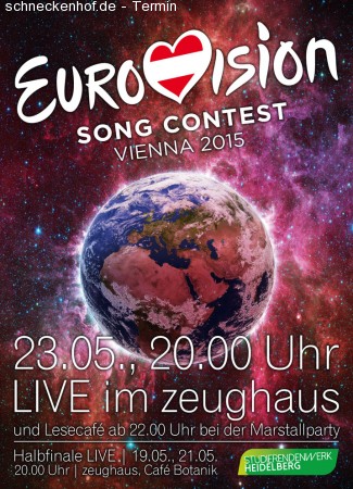 ICI-Club: Eurovision Song Contest Halbfi Werbeplakat
