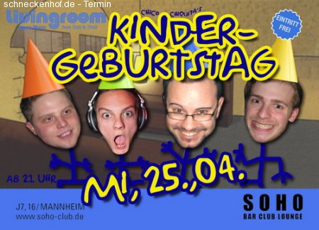 Kindergeburtstag Werbeplakat