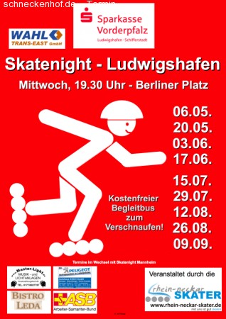 4. Skatenight Ludwigshafen Werbeplakat