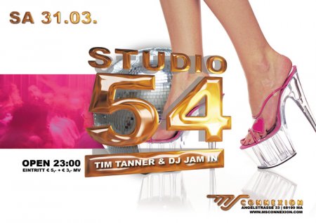 Studio54 Werbeplakat