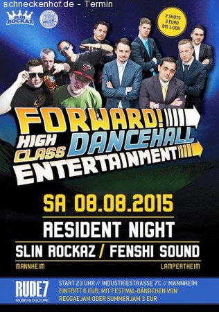 FORWARD - High Class Dancehall Ent. Werbeplakat