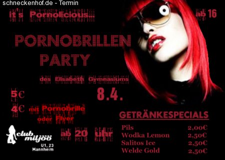 Abi Party it's Pornolicous Werbeplakat