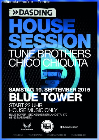 DASDING Housesession with Tune Brothers Werbeplakat