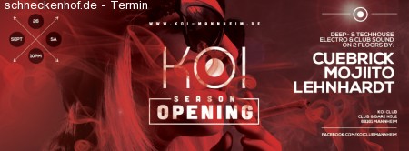 Clubbing Night x KOI Season Opening Werbeplakat