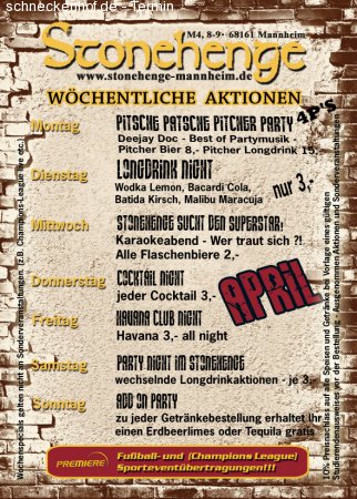 Pitsch Patsche Pitcher Party Werbeplakat