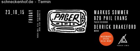 Parker Lewis presents Pager Records Werbeplakat