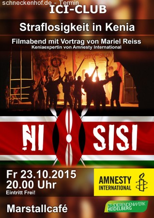ICI-Club: Amnesty-International-Info-Fil Werbeplakat