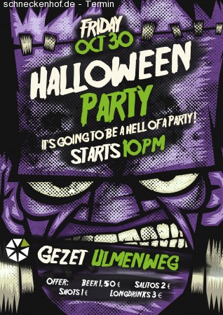 GeZet meets Halloween Werbeplakat