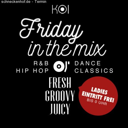 Friday In The Mix Werbeplakat