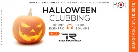 Halloween Clubbing Werbeplakat