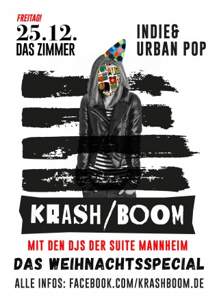 Krash/Boom - Indie & Urban Pop Werbeplakat