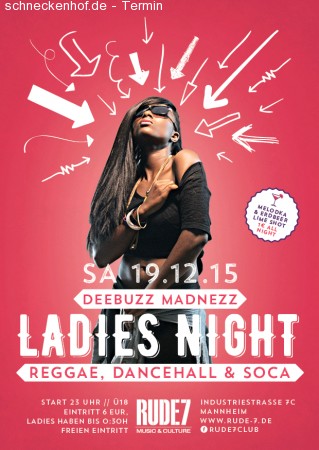 LADIES NIGHT - Dancehall, Soca & Reggae Werbeplakat