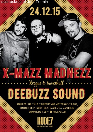 DEEBUZZ SOUND - Dancehall HipHop Soca Werbeplakat