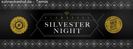 Glamorous SILVESTER Night Werbeplakat