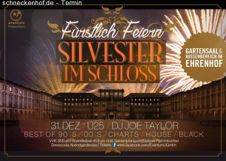 Silvester im Schloss Werbeplakat