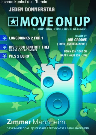 Move on up Werbeplakat