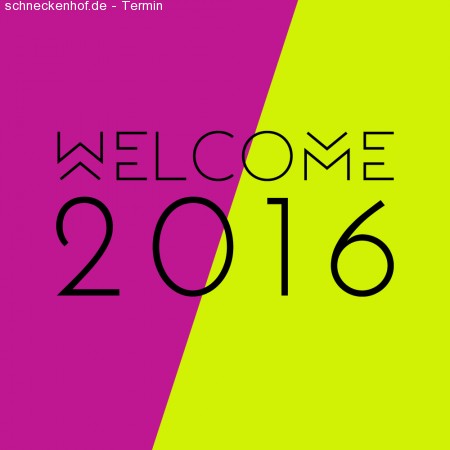 Welcome 2016 Werbeplakat