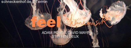 feel: keinemusik Adam Port, David Mayer Werbeplakat