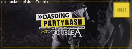 DASDING Partybash im CUBES Club Werbeplakat