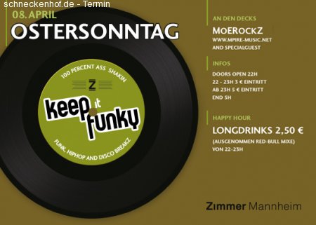 KEEP IT FUNKY Werbeplakat