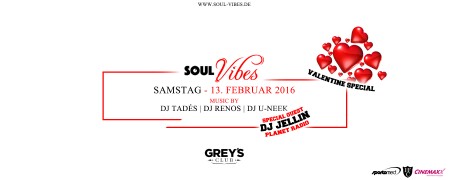 Soul Vibes - Valentine Special @ Grey´s Werbeplakat