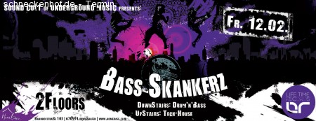Bass Skankers // lifetime rec. release P Werbeplakat