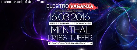 Electrovaganza • Menthal in the Mix Werbeplakat
