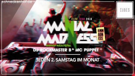 Maniac Madness: Rockmaster B & MC Puppet Werbeplakat