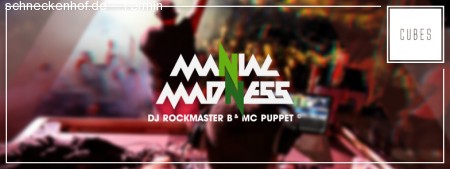 Maniac Madness: Rockmaster B & MC Puppet Werbeplakat