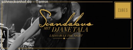 Scandalous! DJane Tala // Black Music Werbeplakat