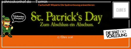St. Patricks Day – CUBES Afterparty Werbeplakat