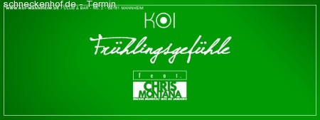 KOI Frühlingsgefühle feat. Chris Montana Werbeplakat