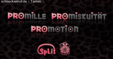 Promille, Promiskuität, Promotion - Box Werbeplakat